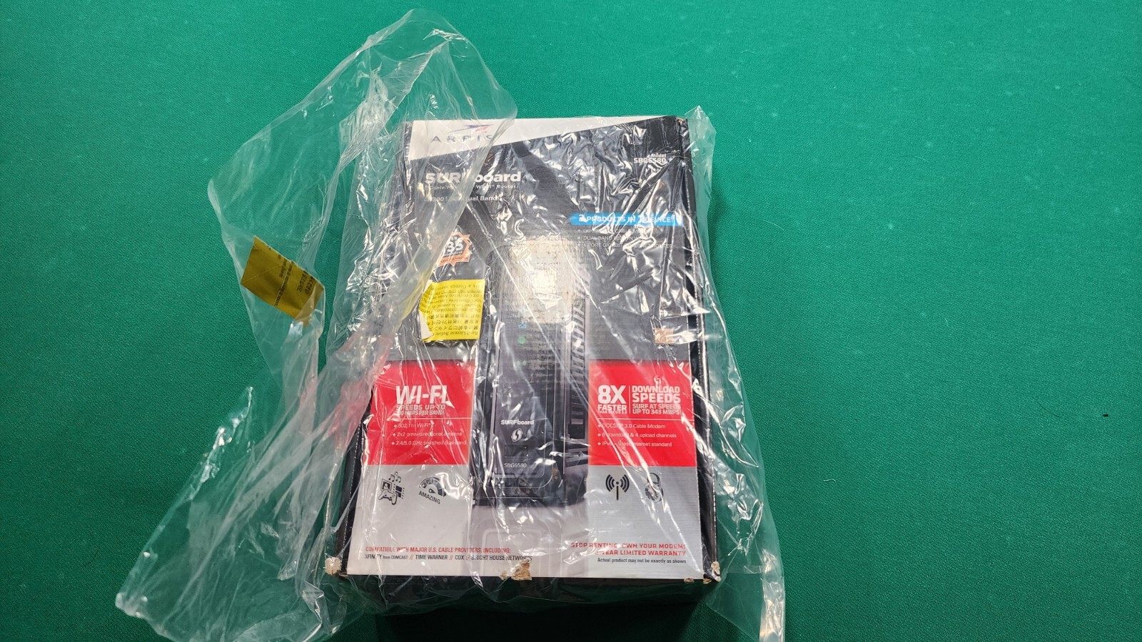 Motorola Arris SURFboard SBG6580 N300 Dual Band Wifi Router
