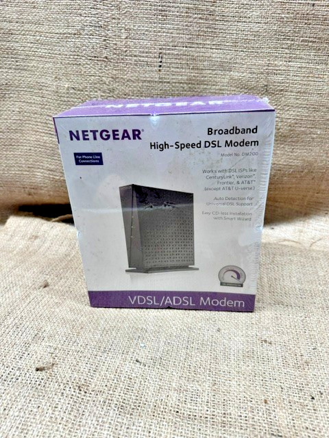 Netgear Broadband High Speed DSL Modem VDSL/ADSL DM200-100NAS*New