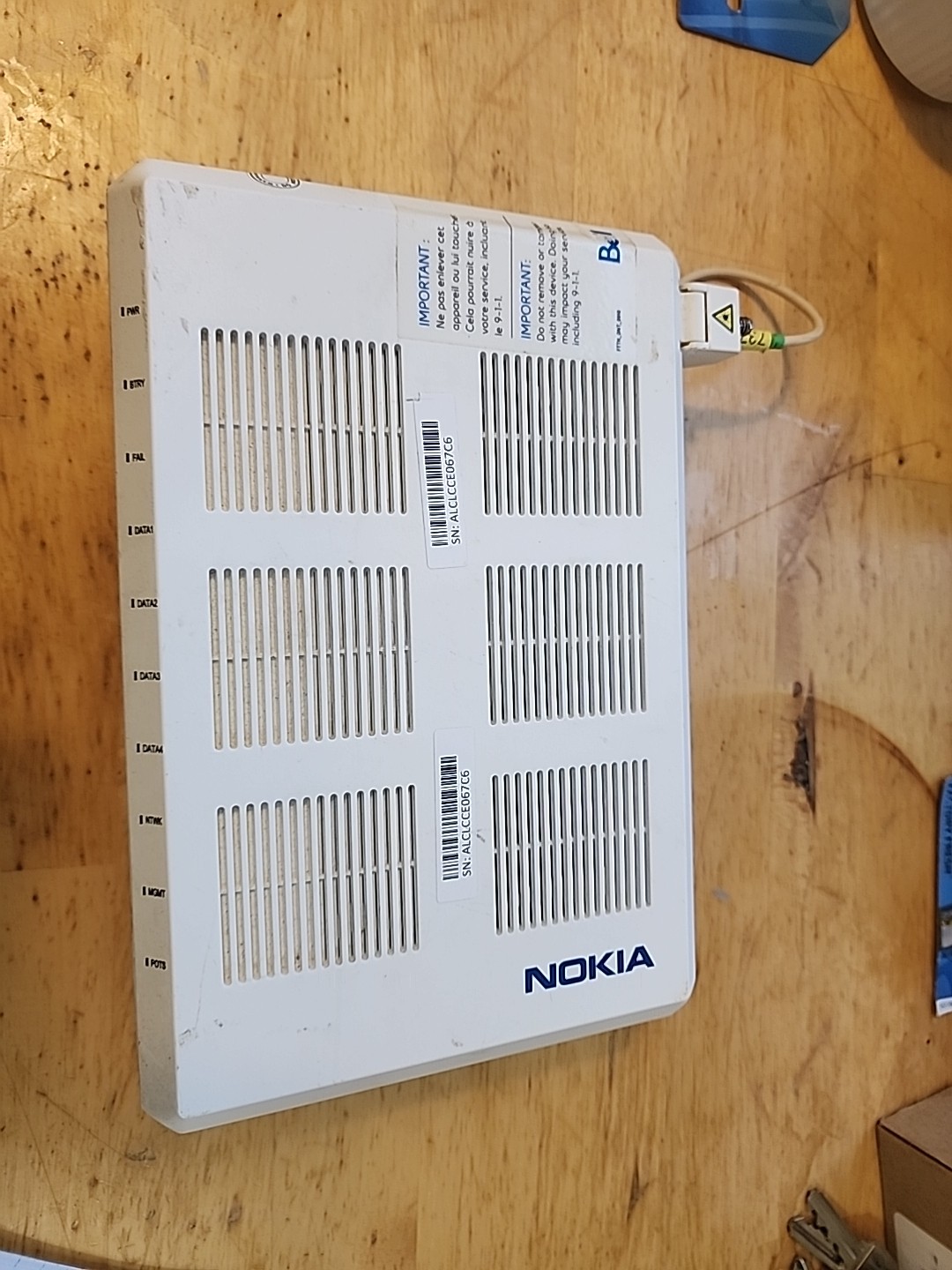 Nokia ONT G240G-A Fiber Optic Modem for Residential G-240G-A