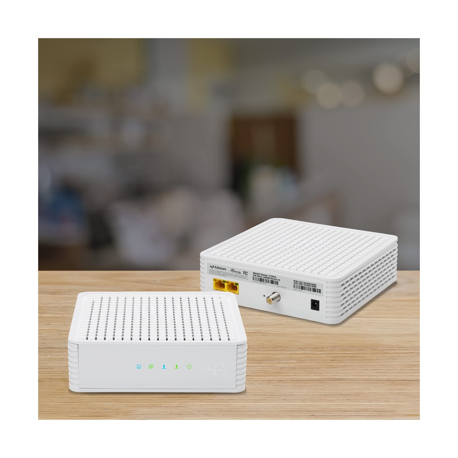 Hitron CODA DOCSIS 3.1 Modem | Pairs with Any WiFi Router or Mesh WiFi | Cert…