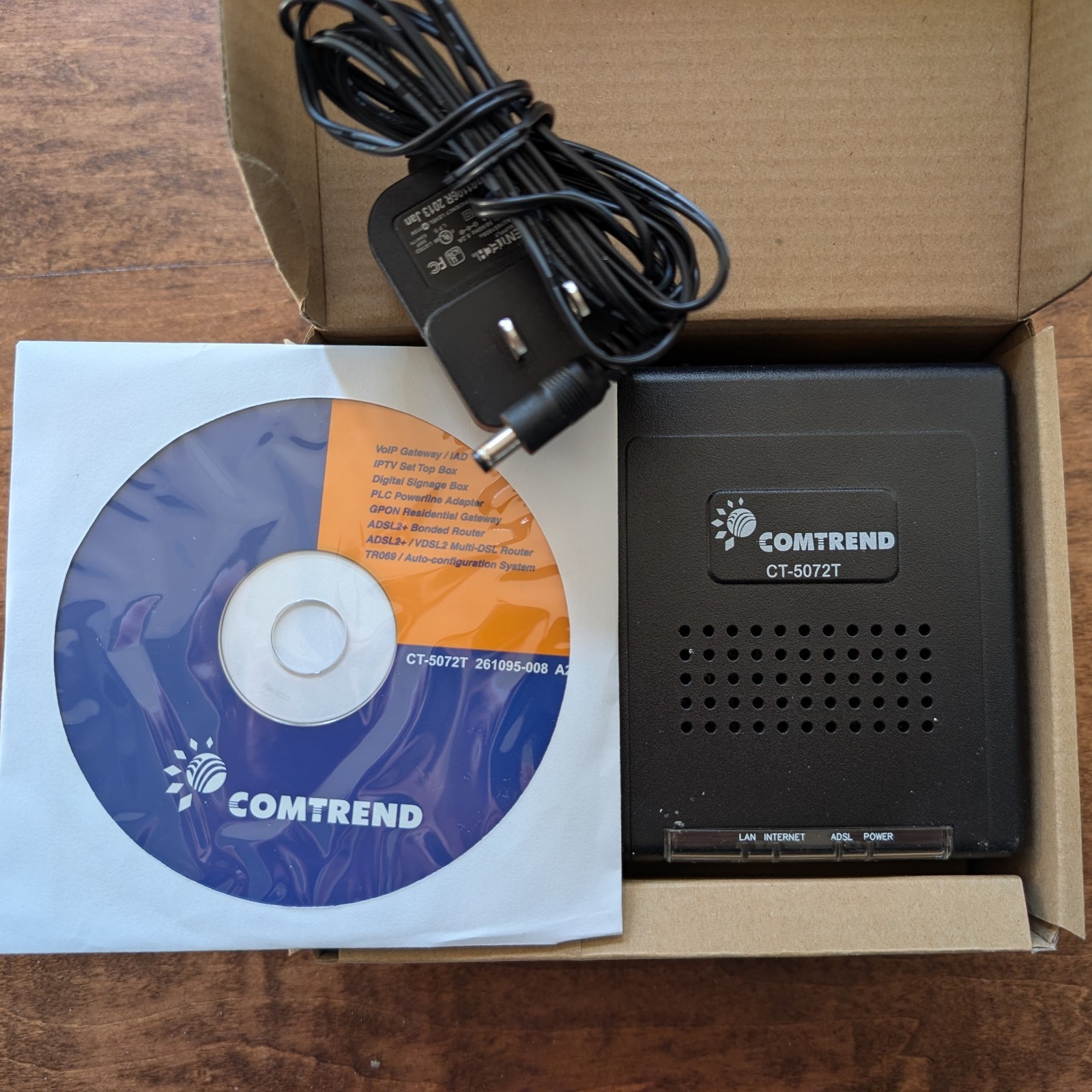 Comtrend CT-5072T ADSL2+ Modem with Power Supply – DSL Router