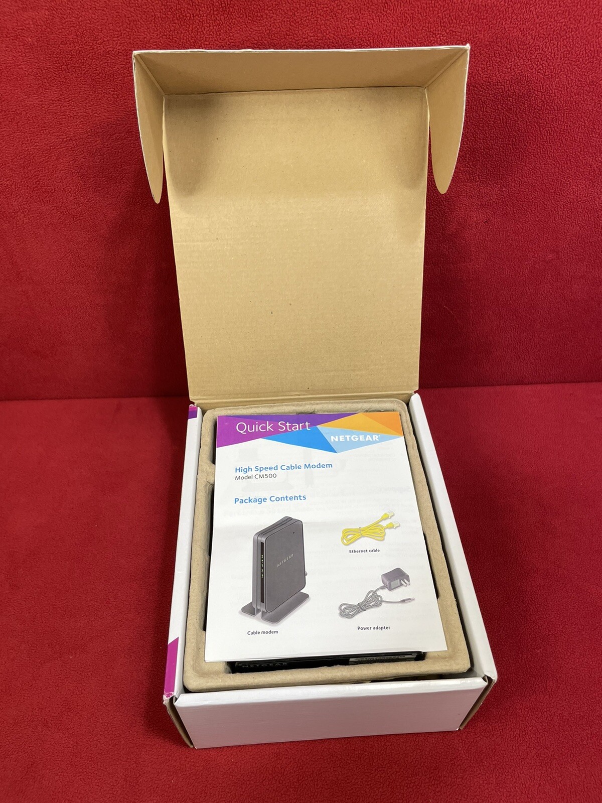 NETGEAR CM500-1AZNAS (16×4) DOCSIS 3.0 Cable Modem Max Download Speeds 680Mbps