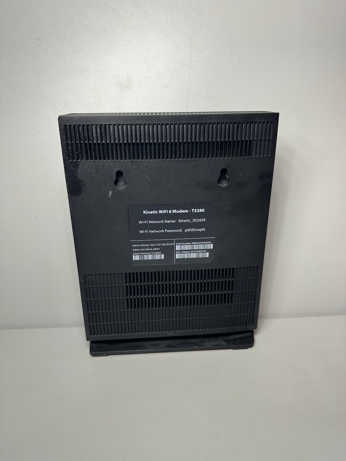 Windstream/Actiontec Wi-Fi Modem T3200 VDSL2 Wireless AC Gateway Router