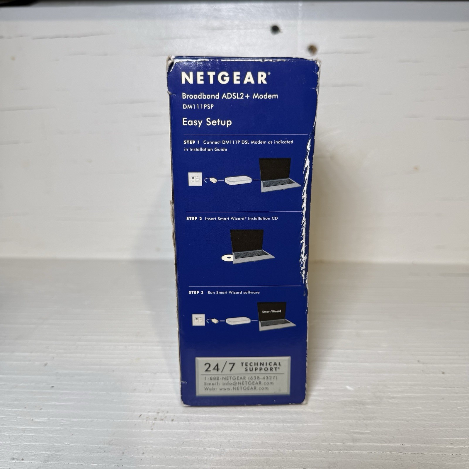 Netgear Broadband DM111PSP-100NAS Wired Single Ethernet Port ADSL2 Plus Modem