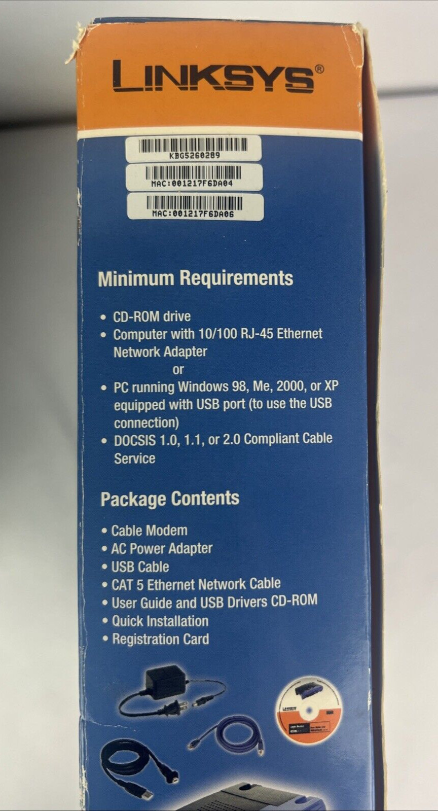 Cisco Linksys BEFCMU10 Cable Mode W/ USB & Ethernet for Microsoft/Win