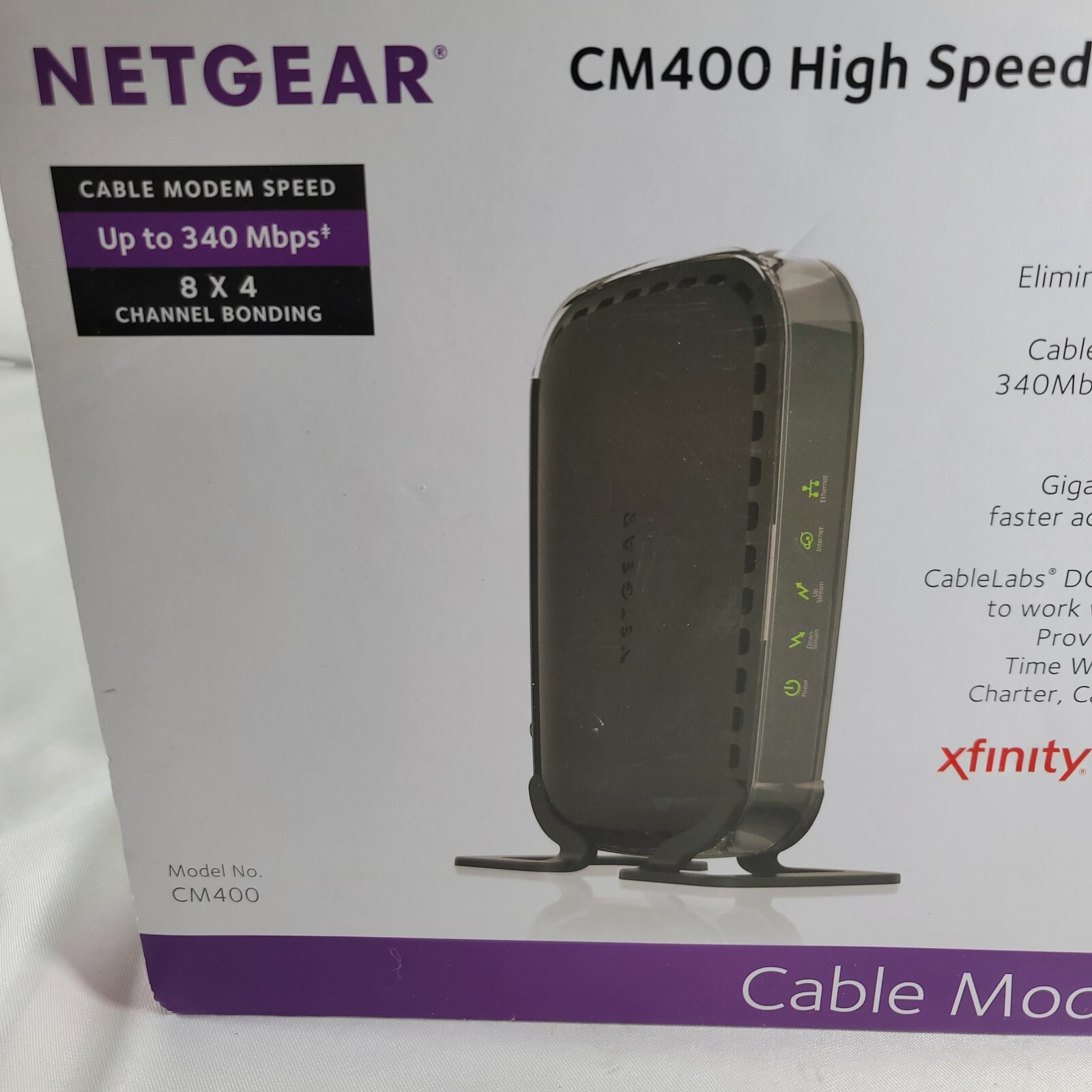 NETGEAR CM400 HIGH SPEED CABLE MODEM
