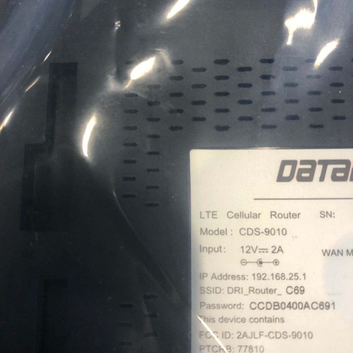 AT&T DataRemote CDS-9010 Cellular LTE Data Over WiFi Wireless Router