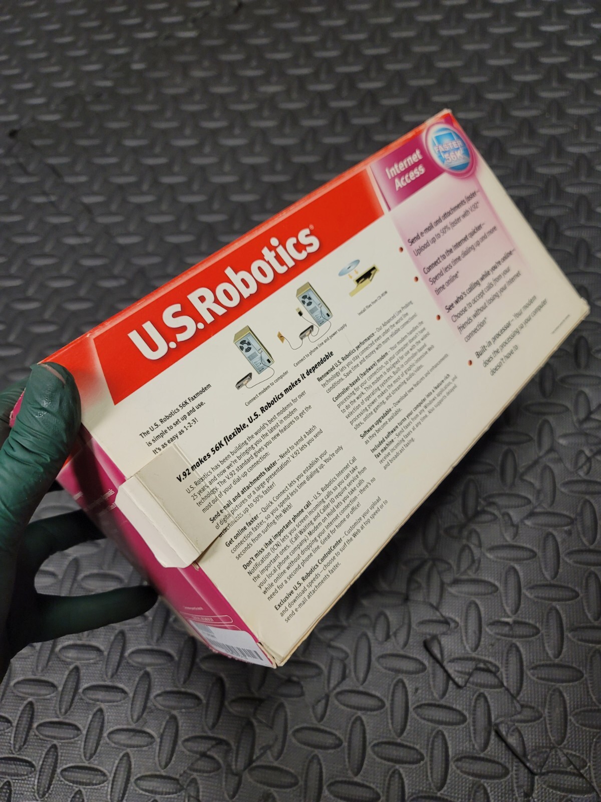US Robotics 56K V.92 Fax Modem Model: 5686E