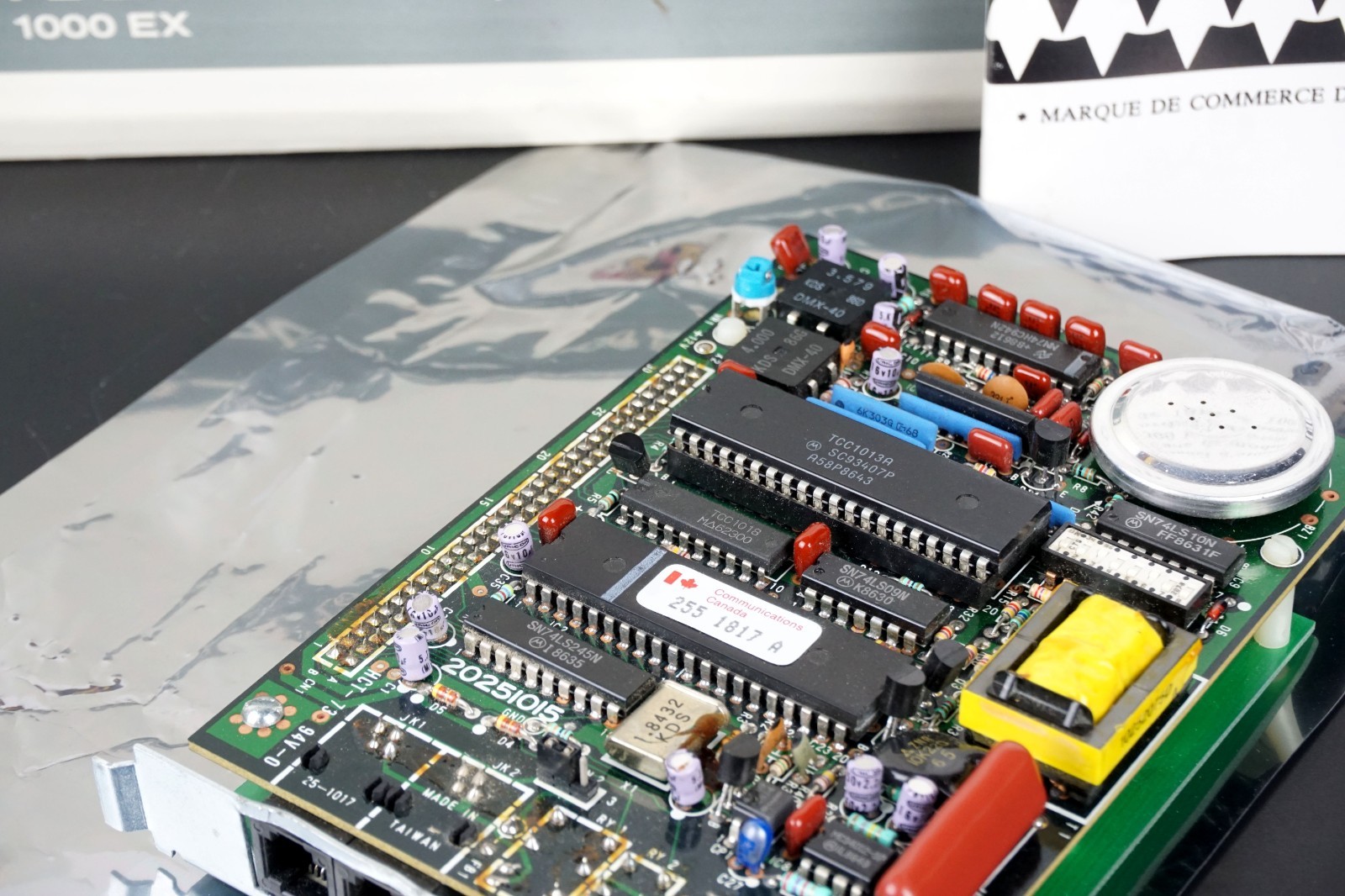 Vintage Tandy TRS 25-1017 300 Baud Modem Internal PCB Board Boxed