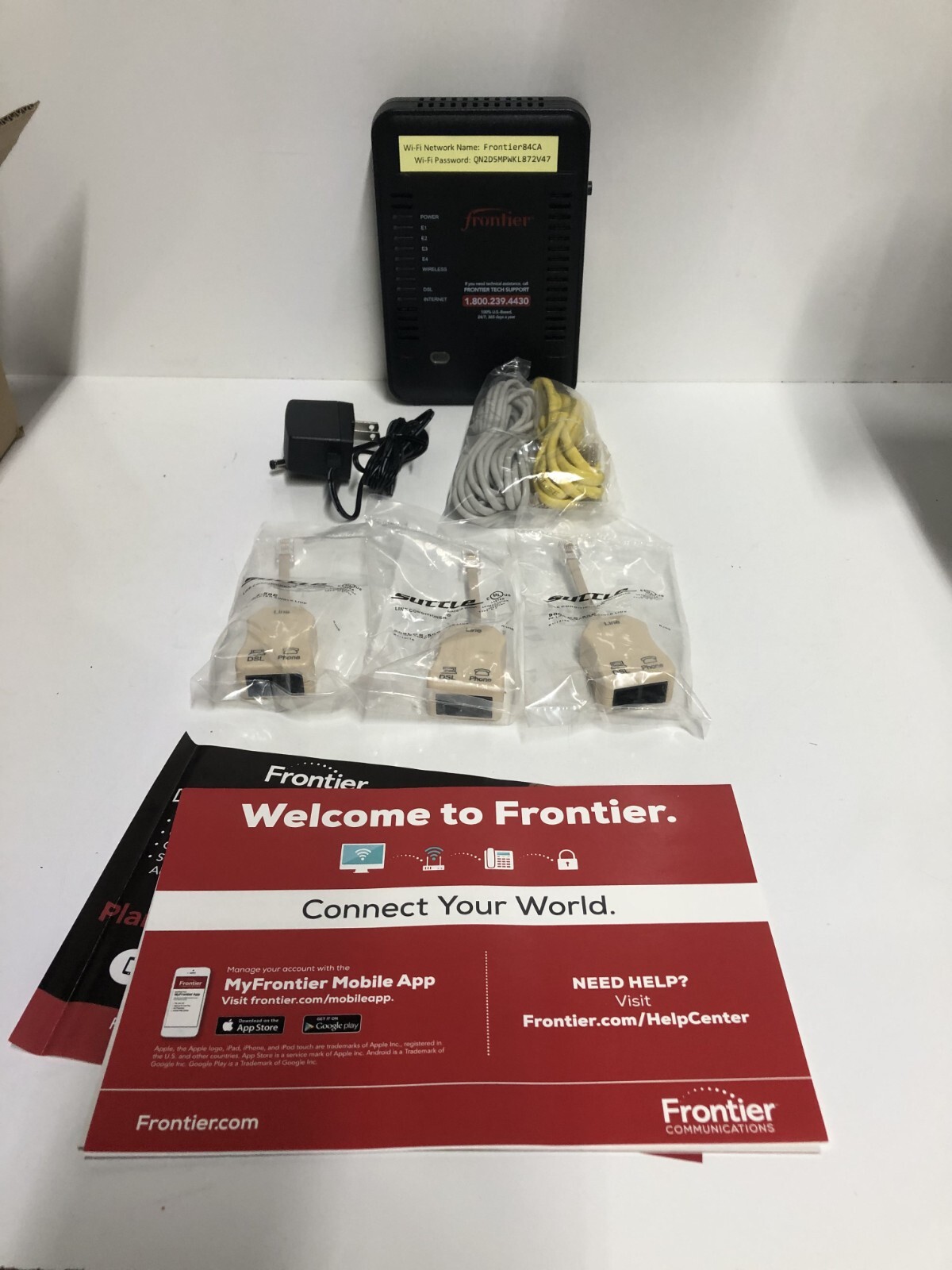 Frontier NETGEAR Broadband ADSL2+ Modem Model D2200D
