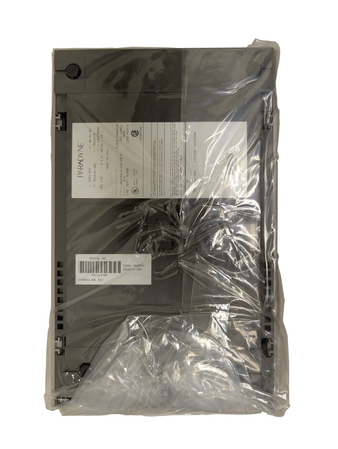 Paradyne 3510-A1-001 AT&T Modem 2261-SA1