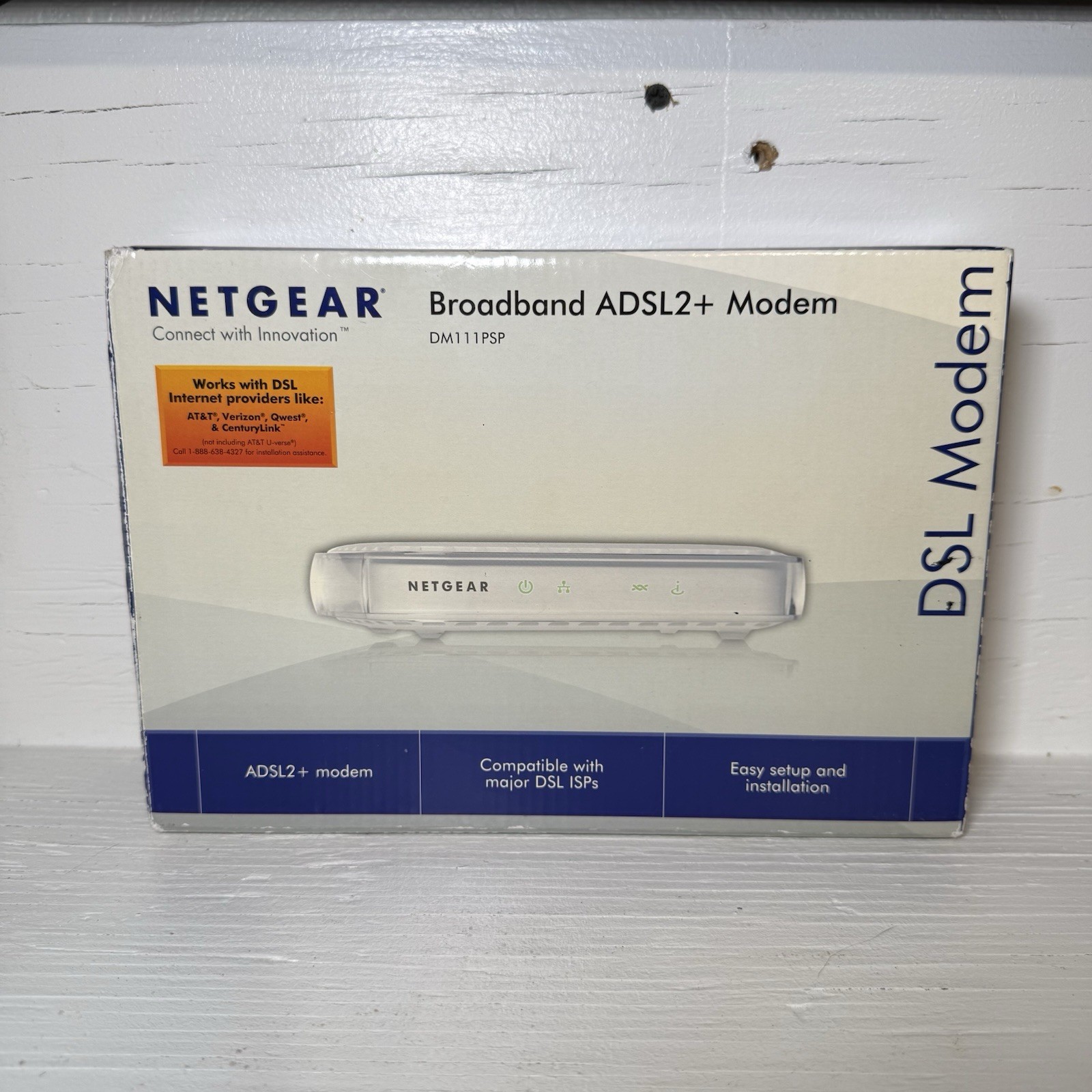 Netgear Broadband DM111PSP-100NAS Wired Single Ethernet Port ADSL2 Plus Modem