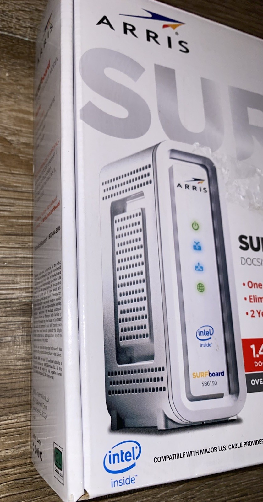 ARRIS Surfboard SB6190 32×8 DOCSIS 3.0 Cable Modem