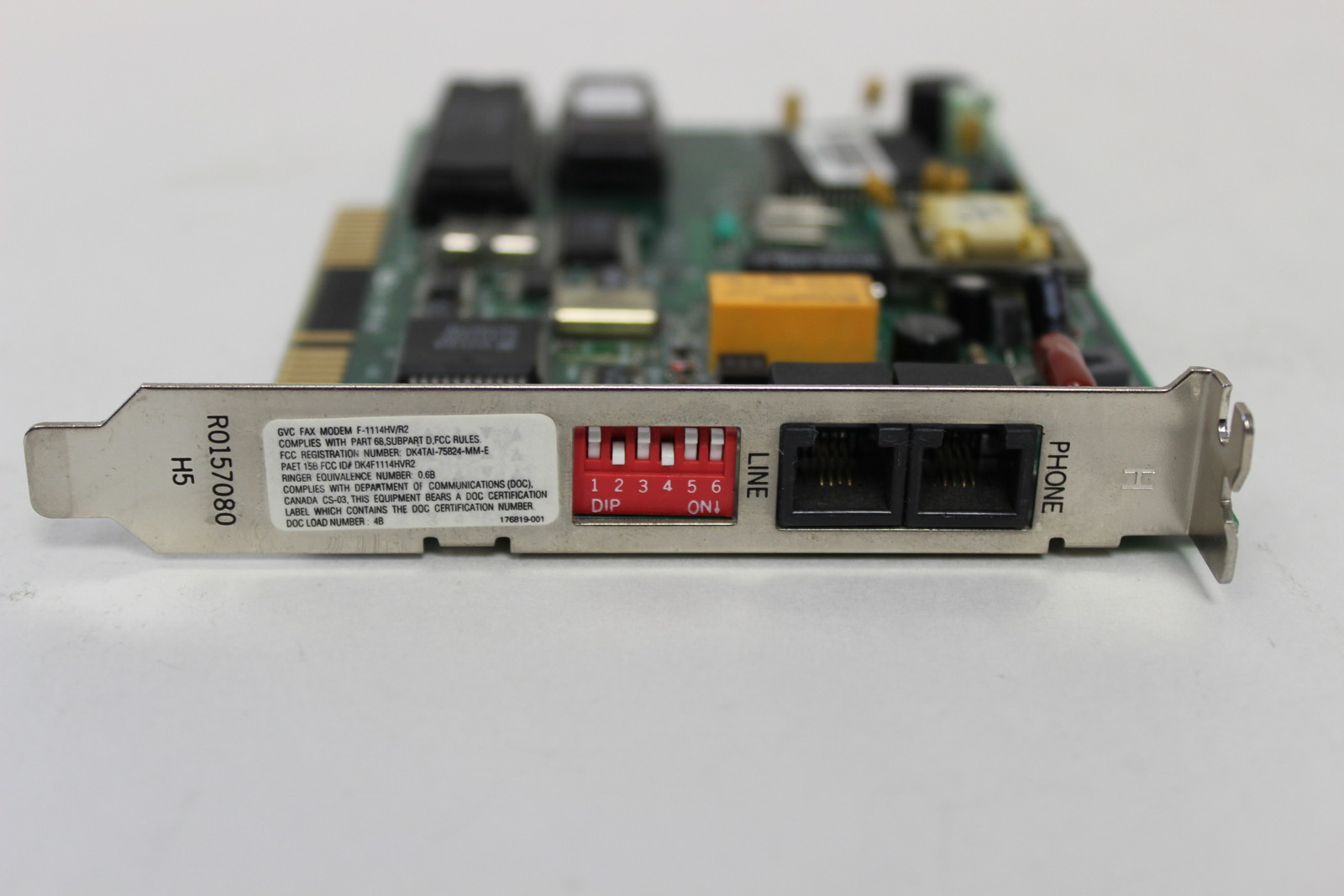 COMPAQ 176821-001 176813-001 ISA 14.4 INTERNAL MODEM F-1114HV/R2 KB3404-02
