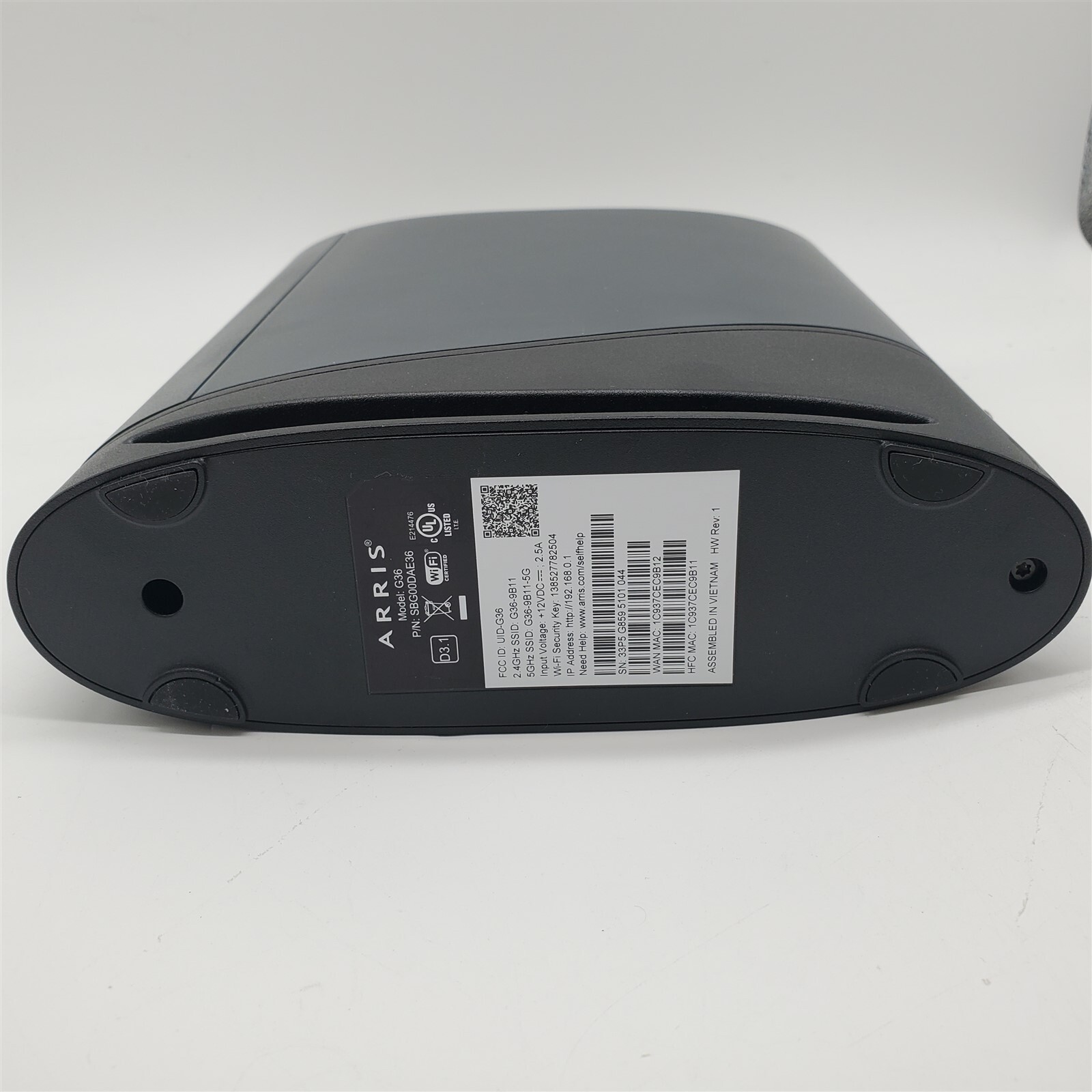ARRIS Surfboard G36 DOCSIS 3.1 Multi-Gigabit Cable Modem & AX3000 Wi-Fi Router
