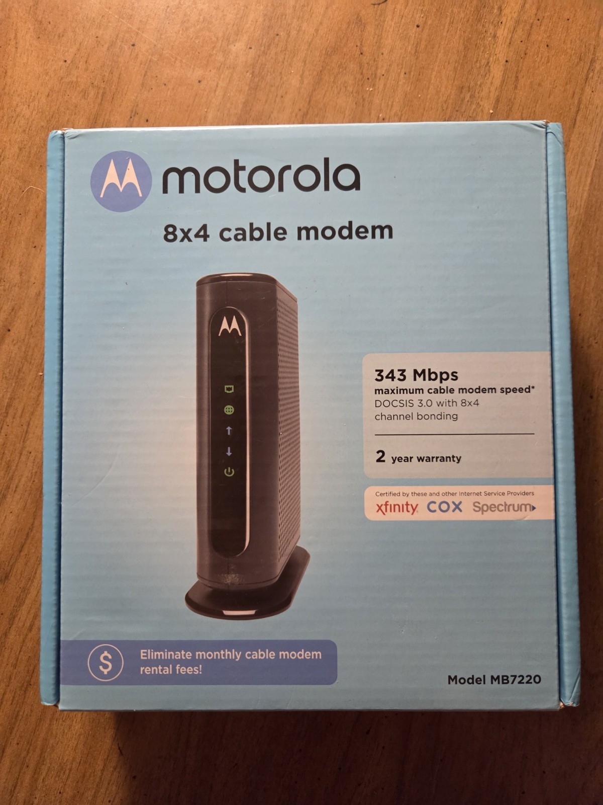 Motorola 8×4 Cable Modem