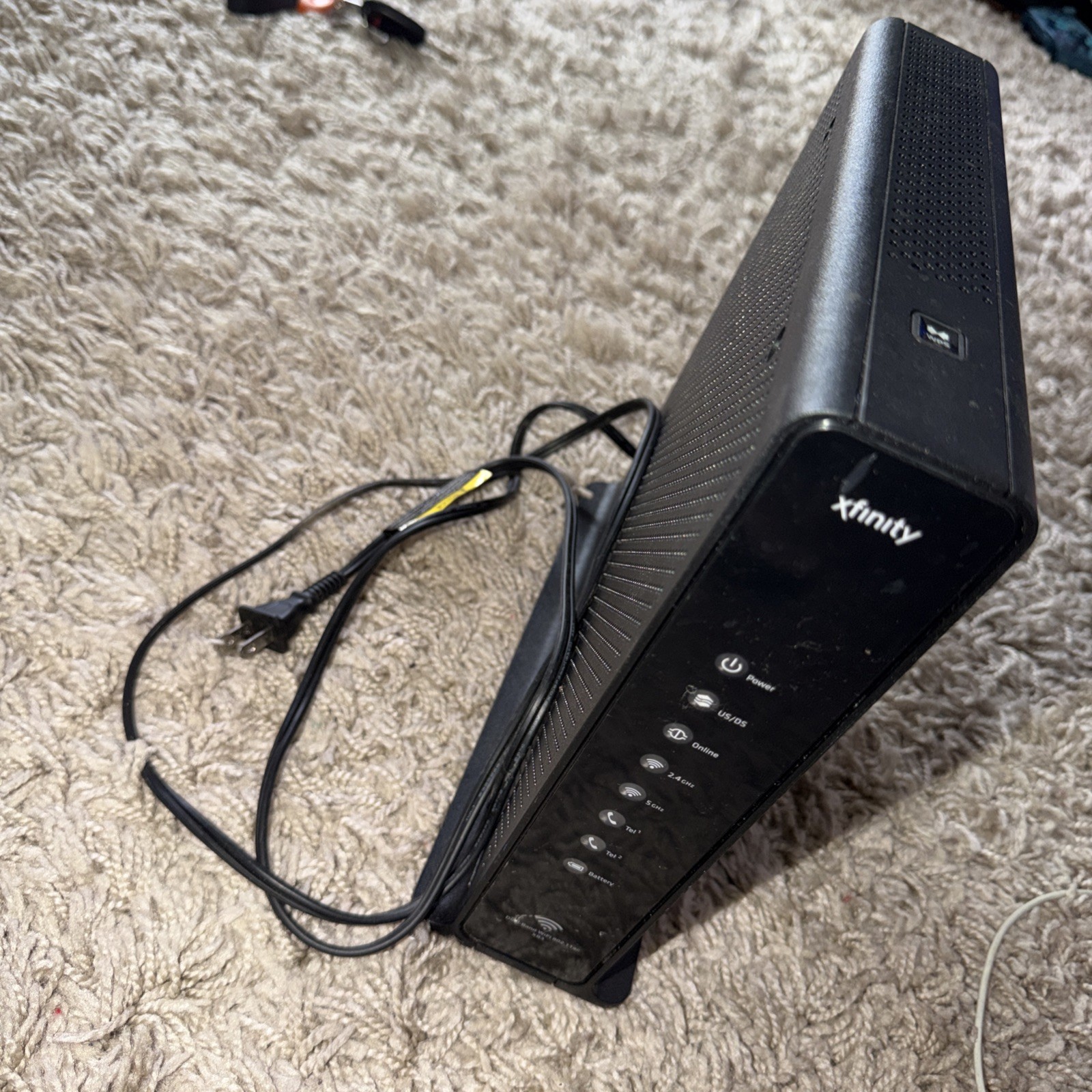 ARRIS Xfinity XB3 Dual-Band WiFi 802.11ac Router TG1682G Cable Modem Powers On