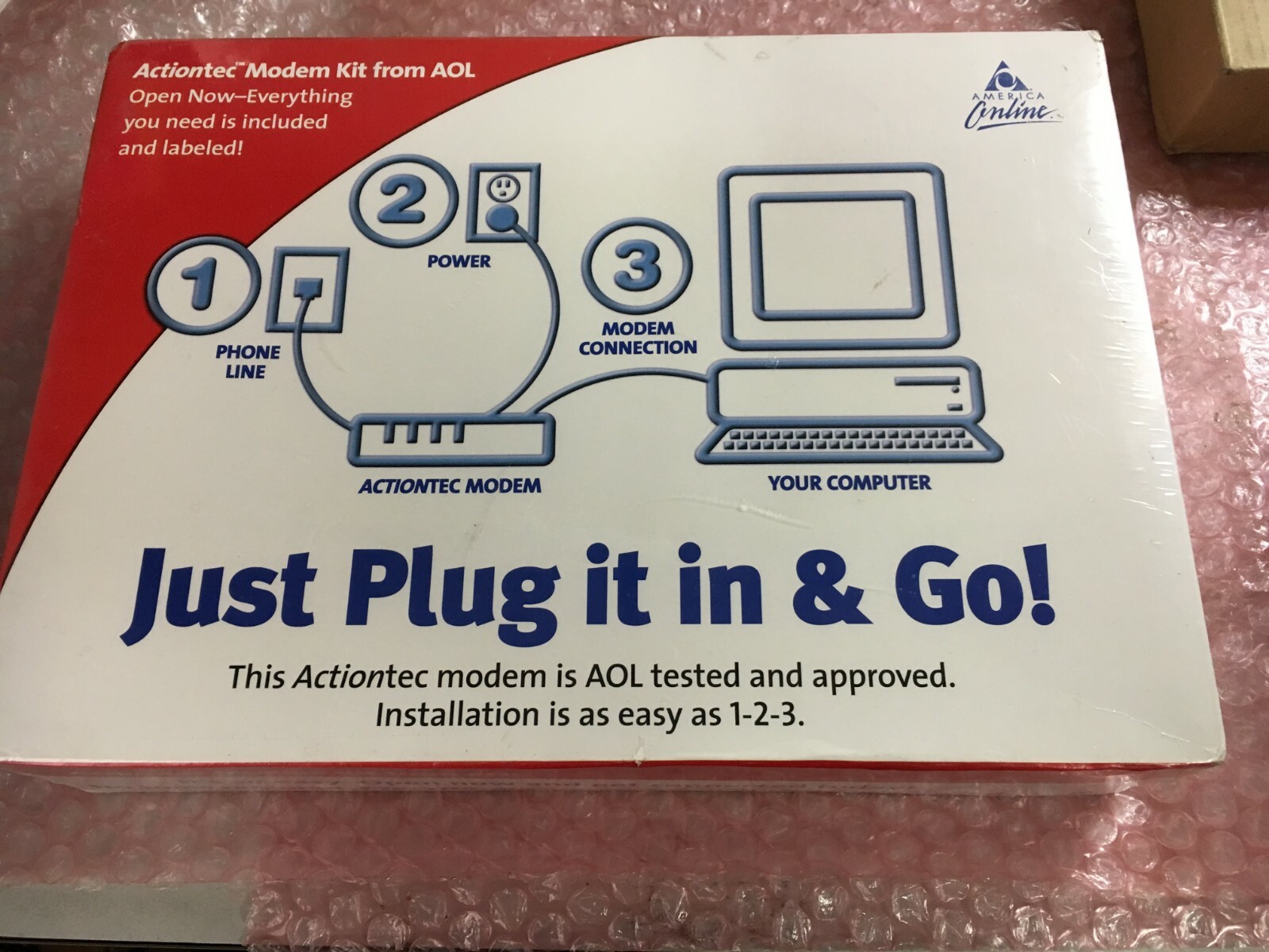 ActionTec/AOL 56k external modem kit (EXUV9212-04)