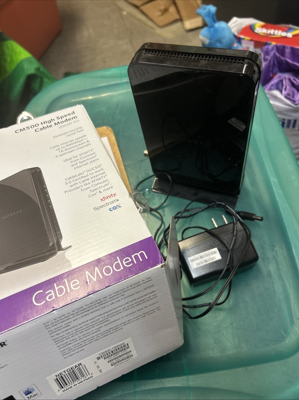 NETGEAR CM500V Cable Modem for Internet & Voice