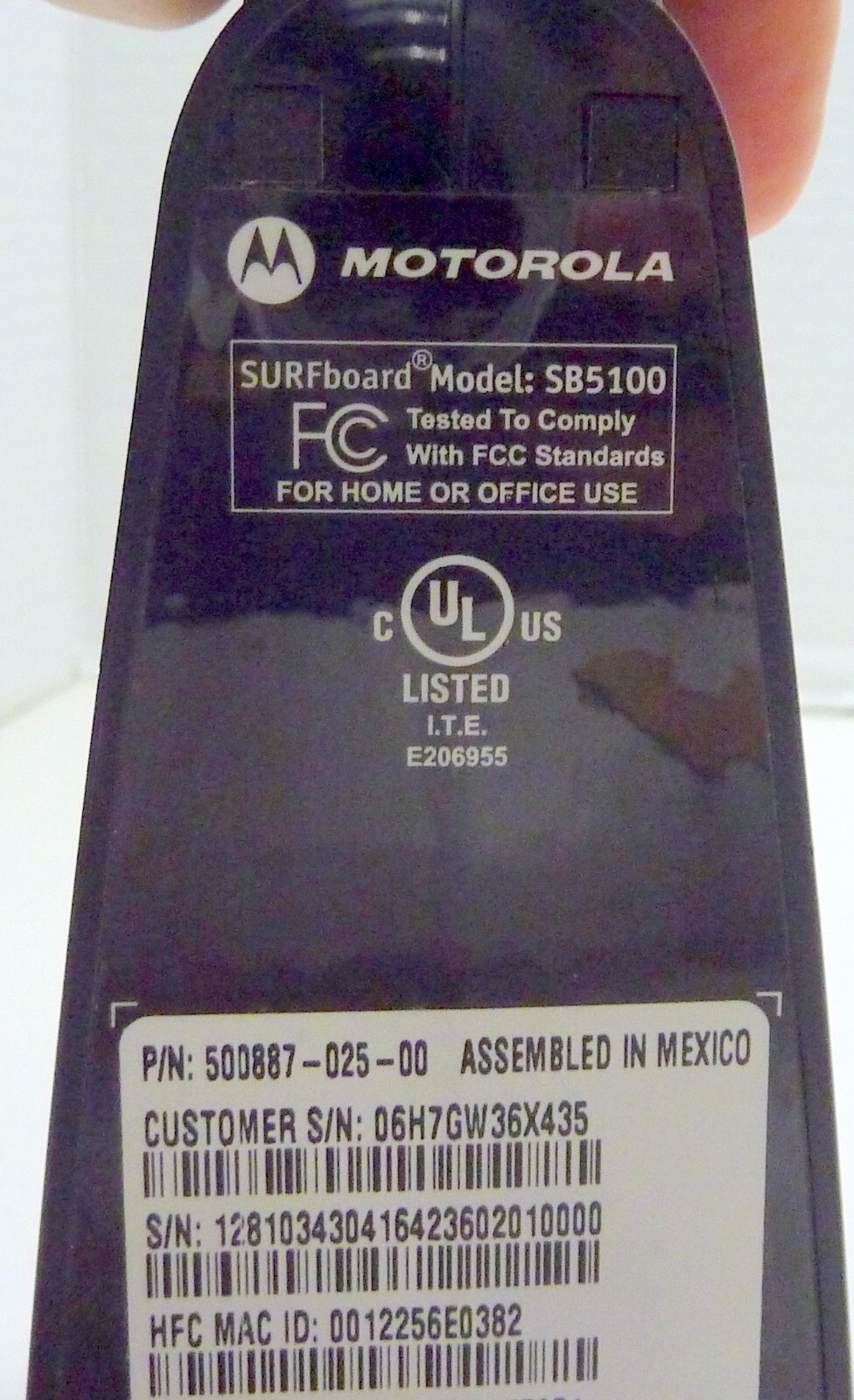 Motorola SB5100 SURFboard Cable Modem DOCSIS – Working See Photos