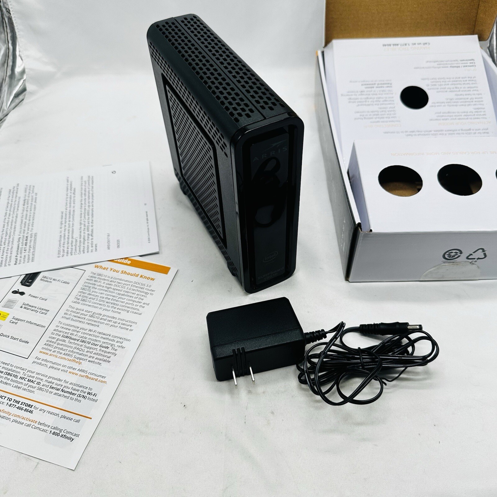 ARRIS SBG10 SURFboard AC1600 Docsis 3.0 Cable Modem & Wi-Fi Router