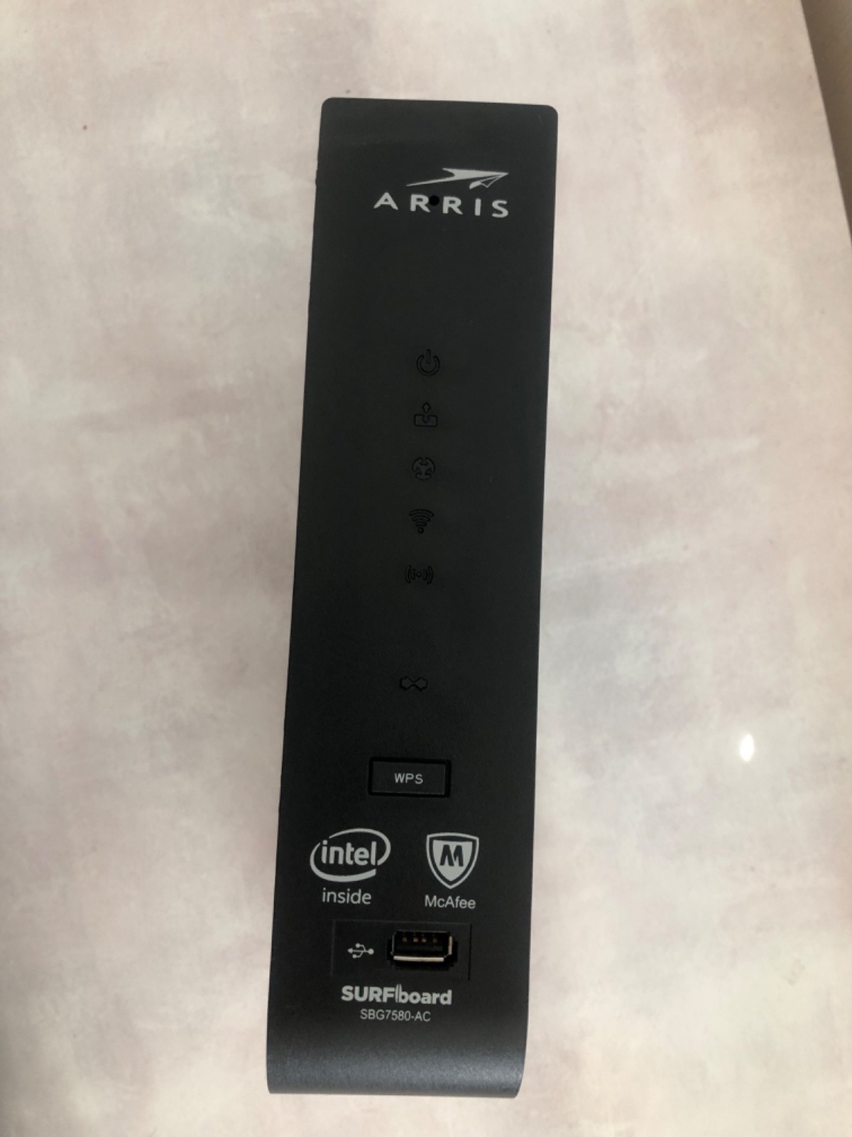 Arris Surfboard SBG7600AC2 DOCSIS 3.0 Modem AC2350 Router w/ Pwr Cables- tested