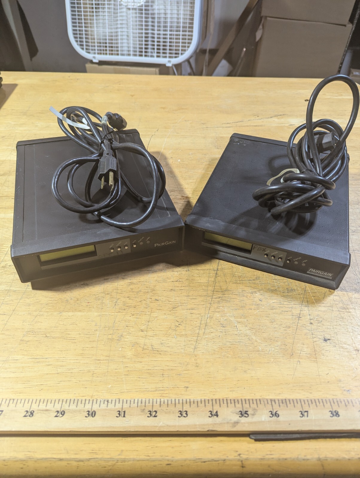 Lot Of 2 Pairgain Campus-T1 Power Tested, Well Used HDSL Campus-T1/E1/384 READ