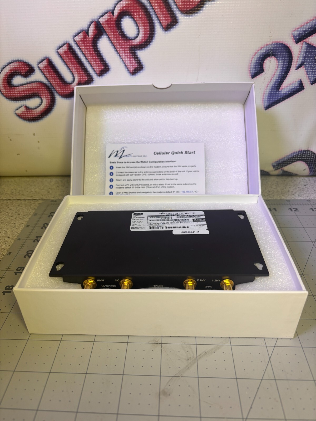 MicroHard VIP4G Cellular Modem LTE Cellular Ethernet/Serial Gateway with WIFI
