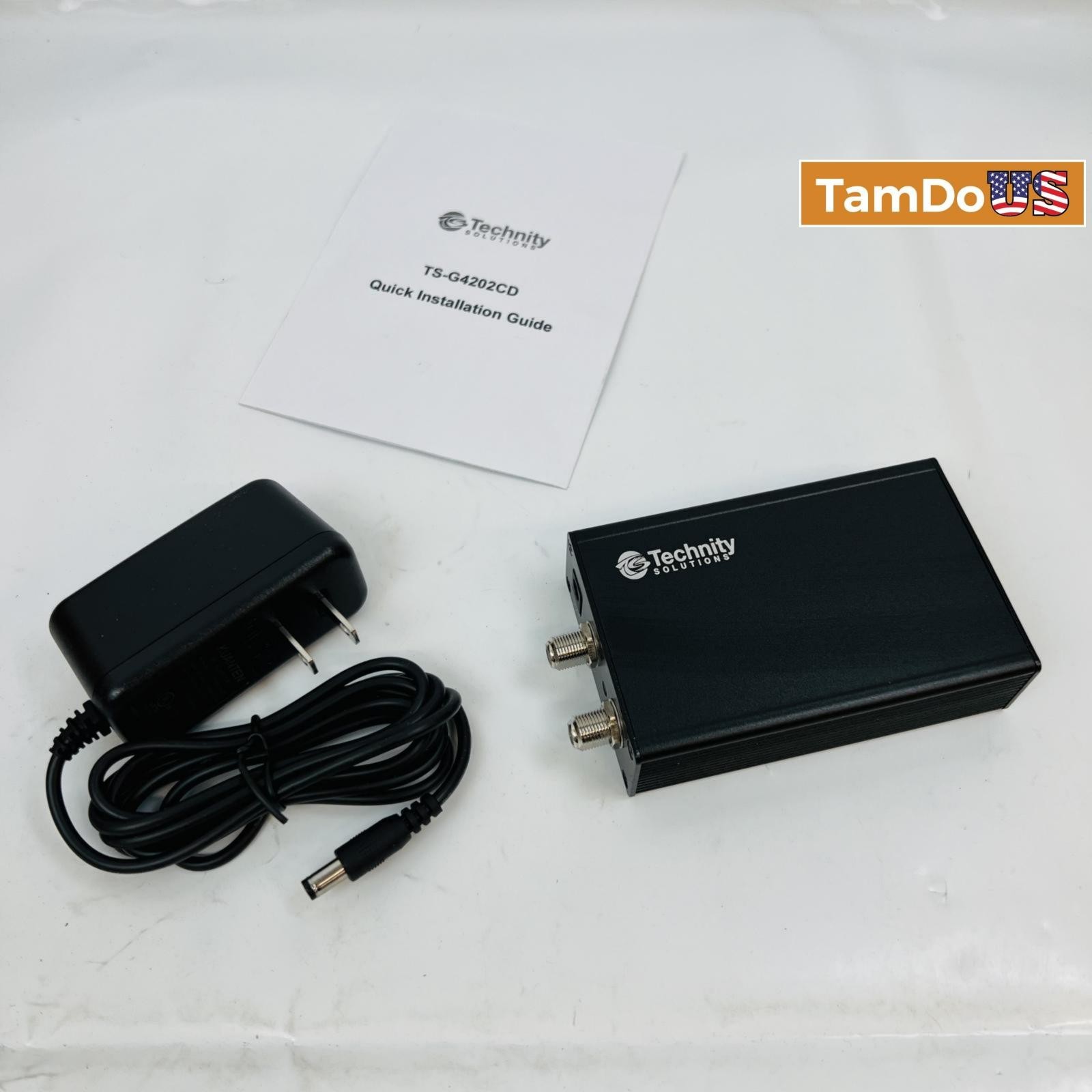 (Lot of 2) Technity Solutions TS-G4202CD Gigawire Coax Modem 12v/1a Dc