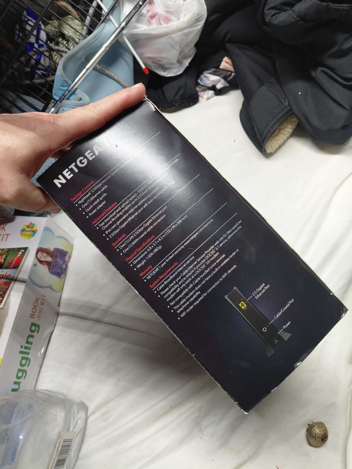 Netgear Nighthawk CM2000 2.5Gbps Multi Gig Internet Speed Cable Modem DOCSIS 3.1