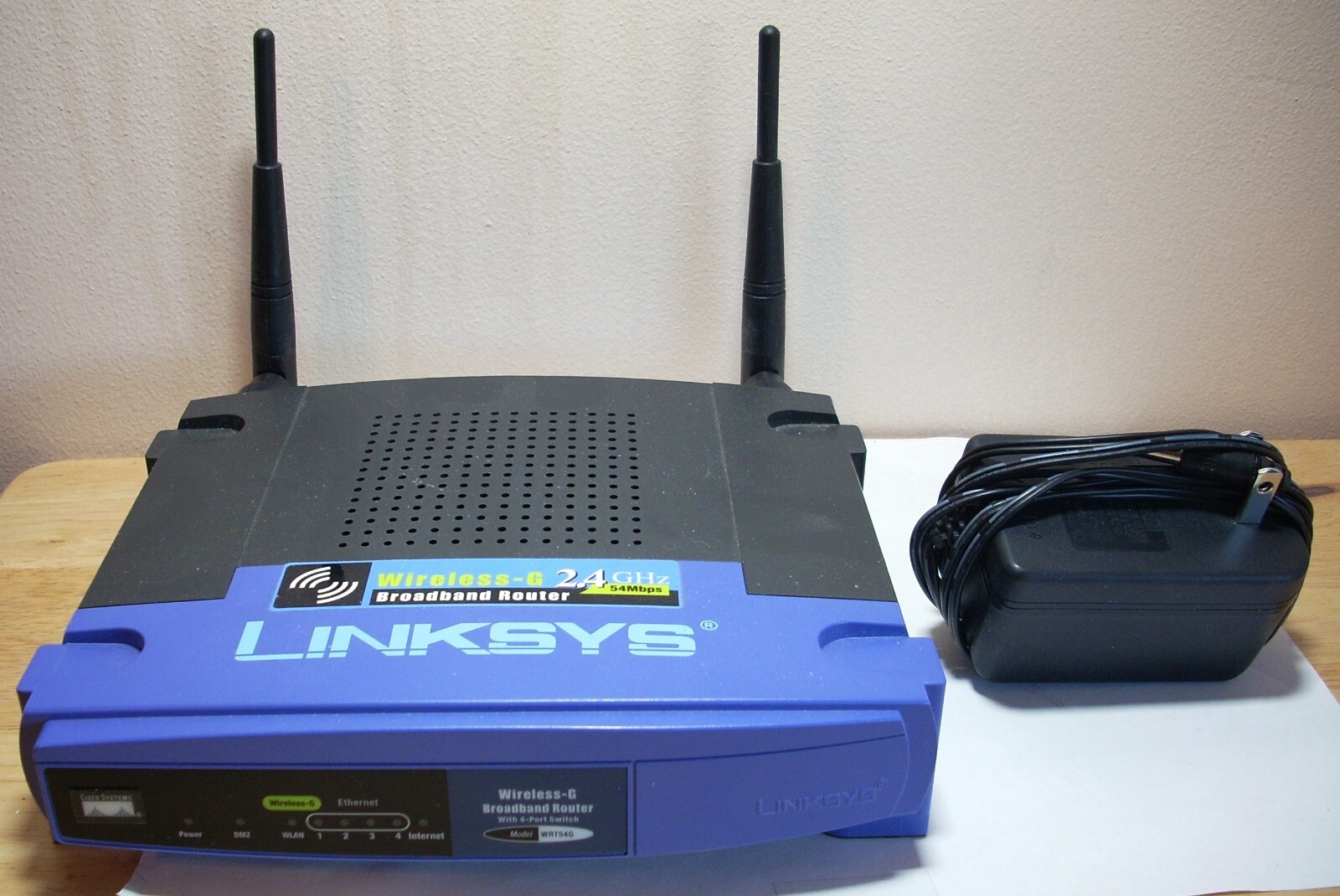 Linksys WRT54G v.3 Wireless-G Broadband Router and ZyXel P-660HN-51 DSL Modem