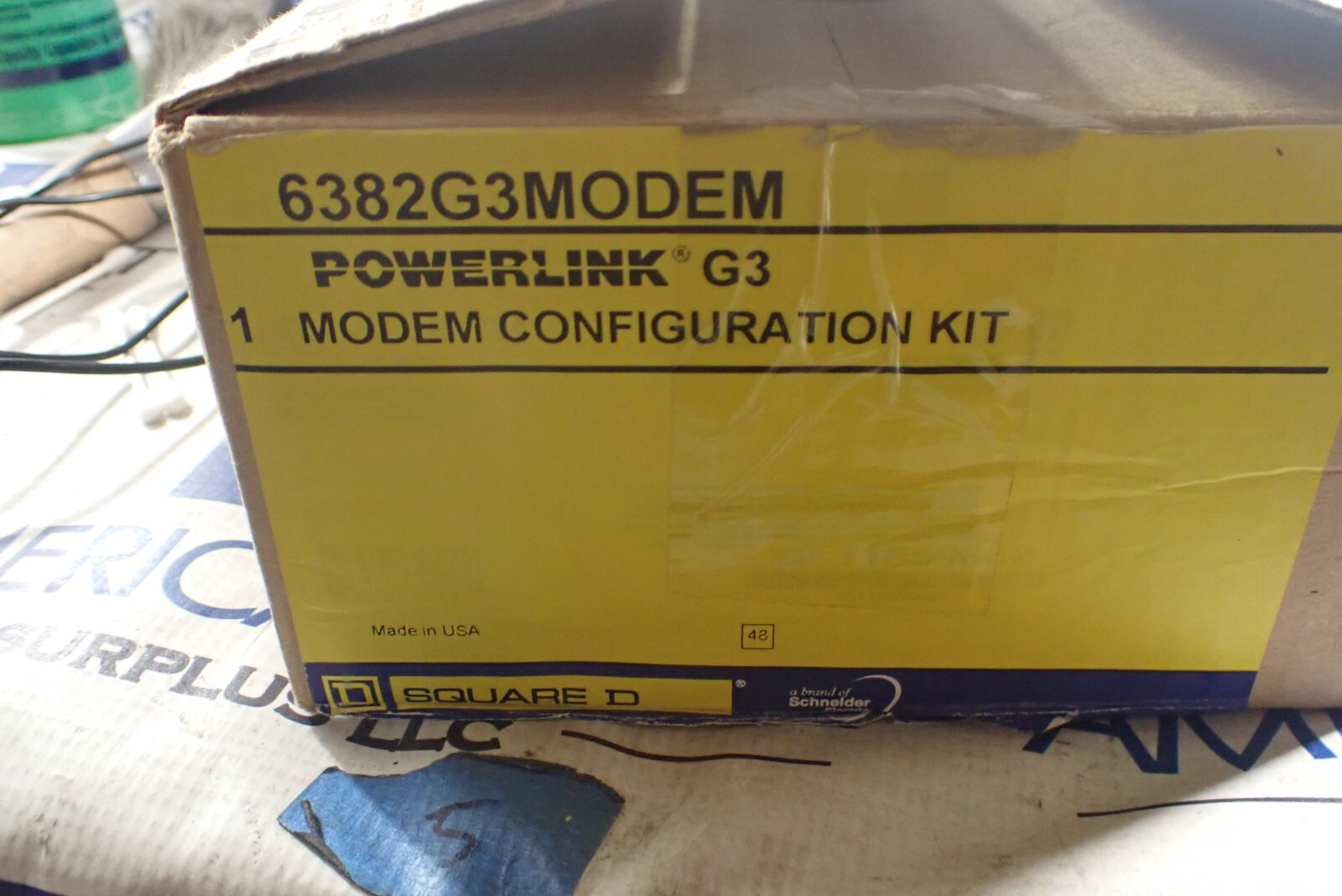 New Square D 6382G3MODEM Powerlink G3 Modem Configuration Kit