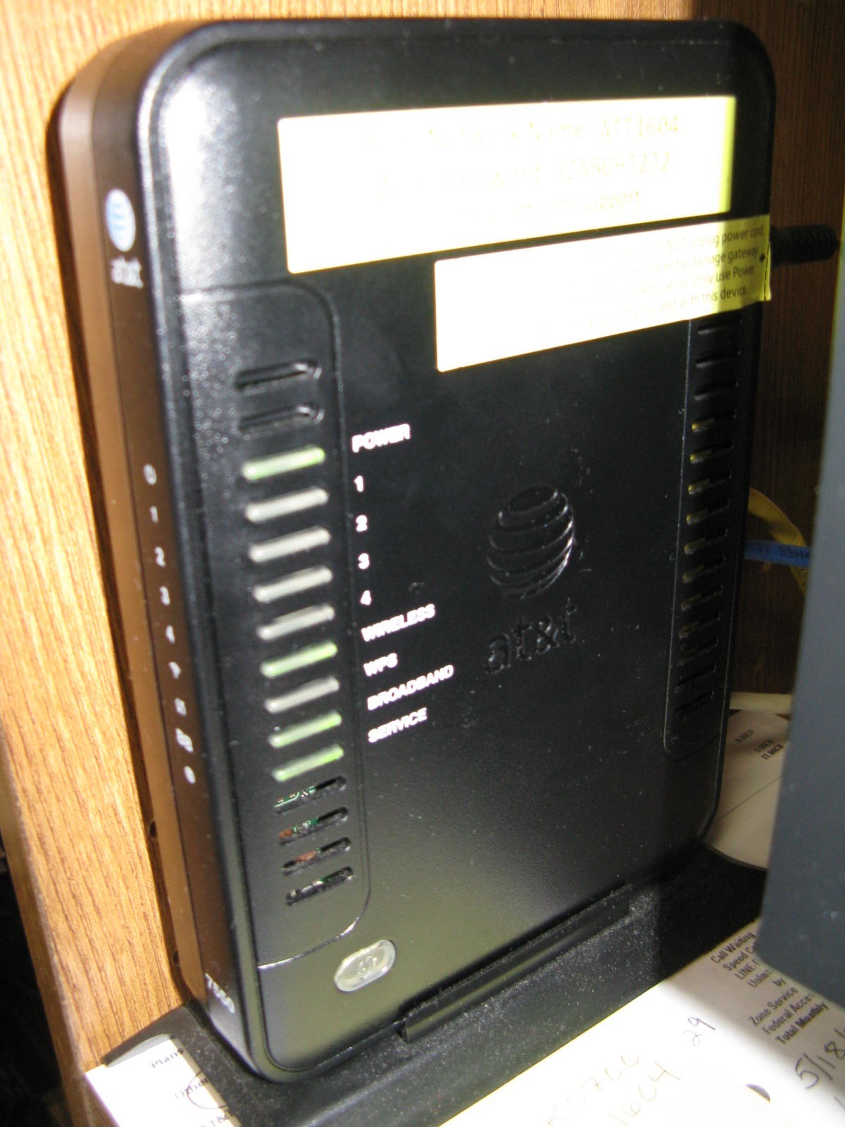 Netgear AT&T 7550 ADSL 2+ Modem Router B90-755025-15