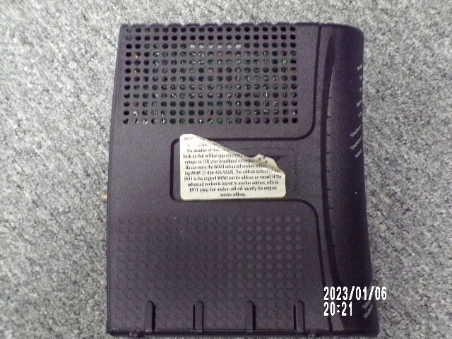 Arris Model TM502G Wireless Telephony Modem – Black Good Condition