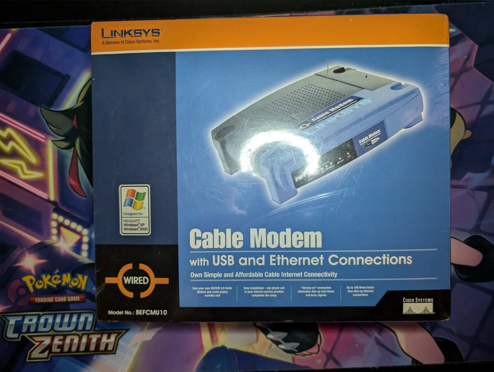 Linksys BEFCMU10 USB Wired Ethernet Cable Modem Brand New Factory Sealed
