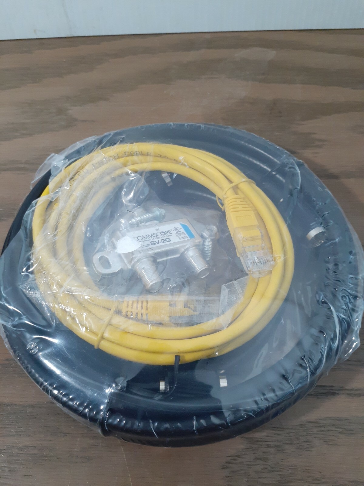 PPC HSD KIT Coax Jumpers, Cat 5e Jumper 2-Way Splitter Pack NEW