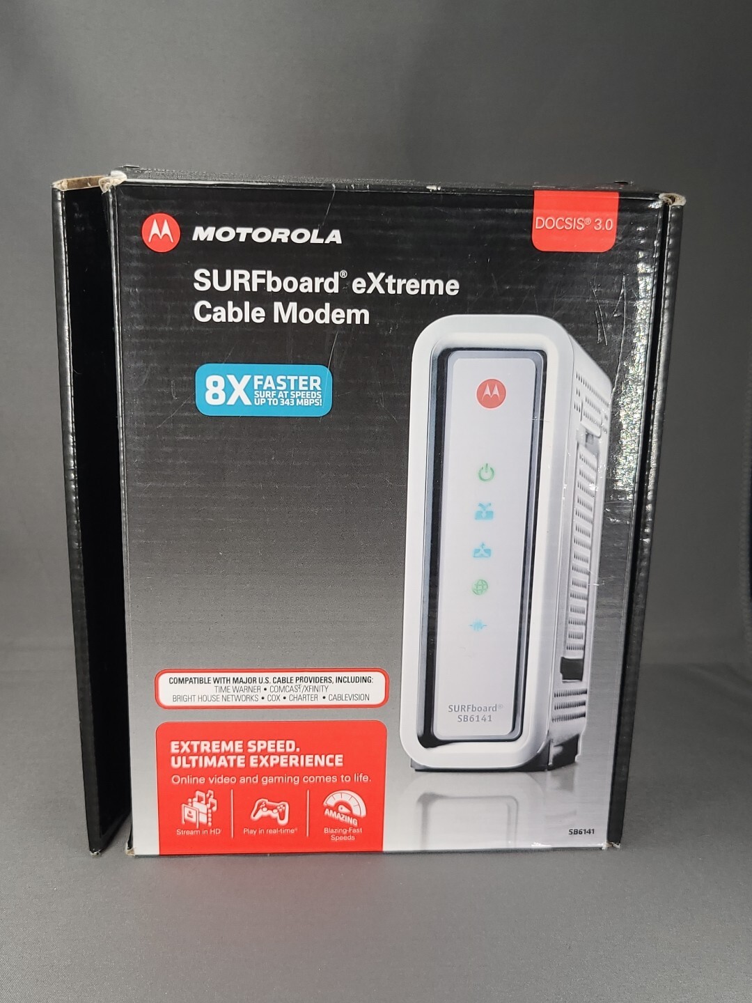 Motorola Arris Surfboard Modem 400 Series Model SB6141 Tested