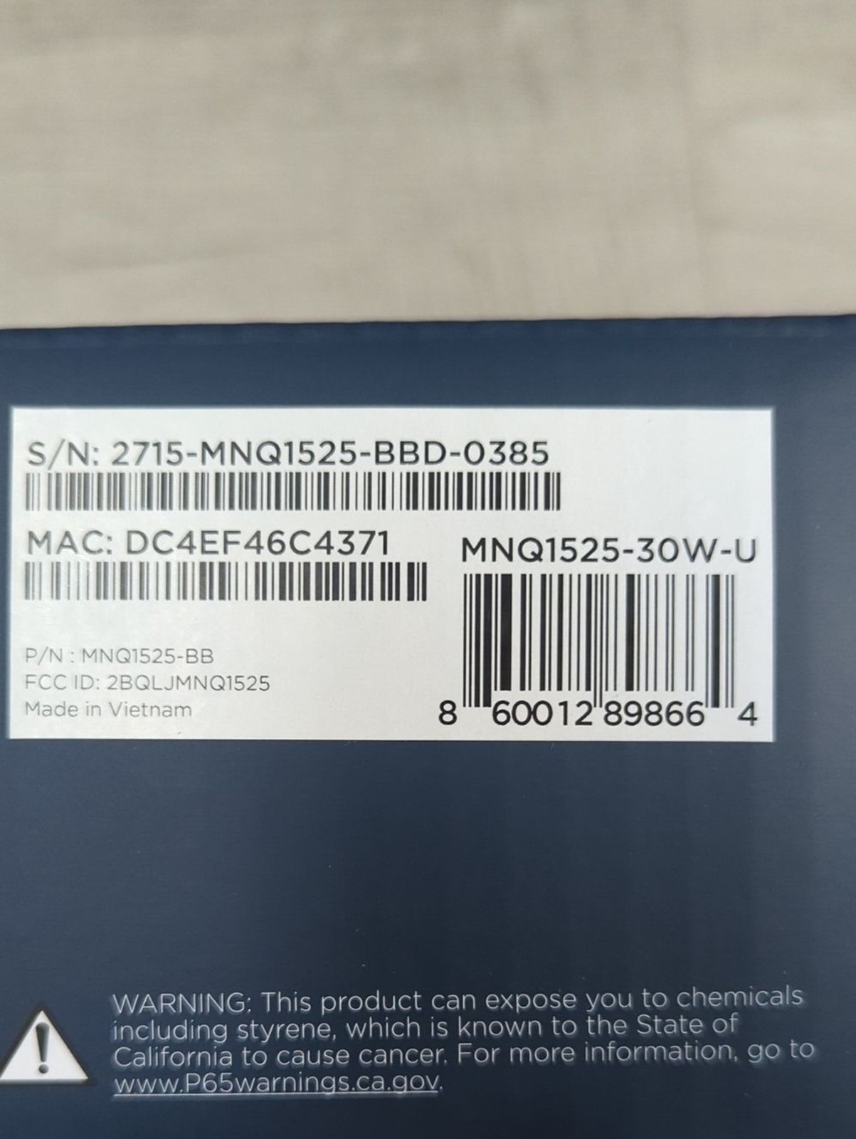 Motorola MNQ1525 Wifi Mesh Router
