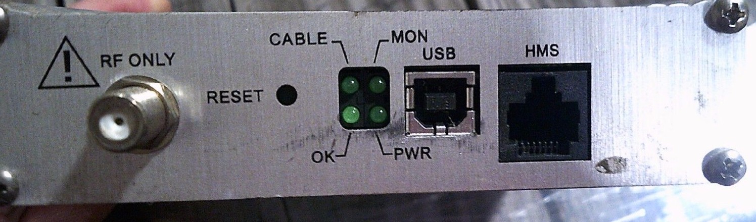 ELECTROLINE HMS DOCSIS TRANSPONDER DHT-PS-NA-02