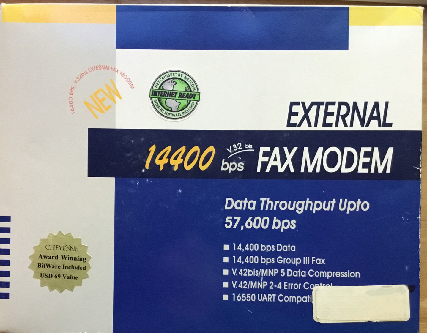 Hayes Microcomputer Products 14400 external Fax Modem