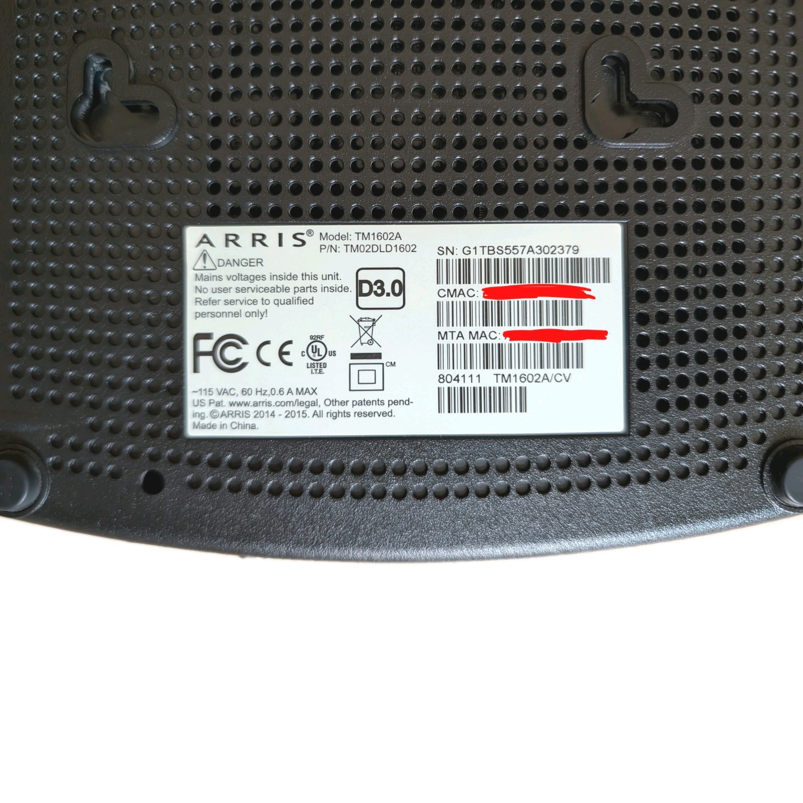 Arris TM1602A Touchstone Telephony Modem DOCSIS 3.0 Cable Modem Tested