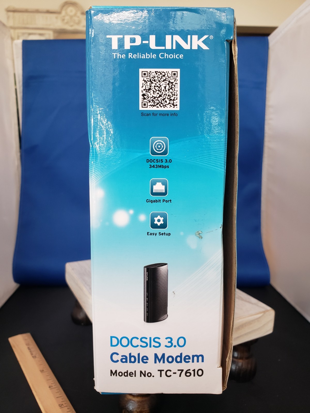 DOCSIS 3.0 Cable Moden TP-Link Modem Model: TC-7610 TC7610 ( No Cord )