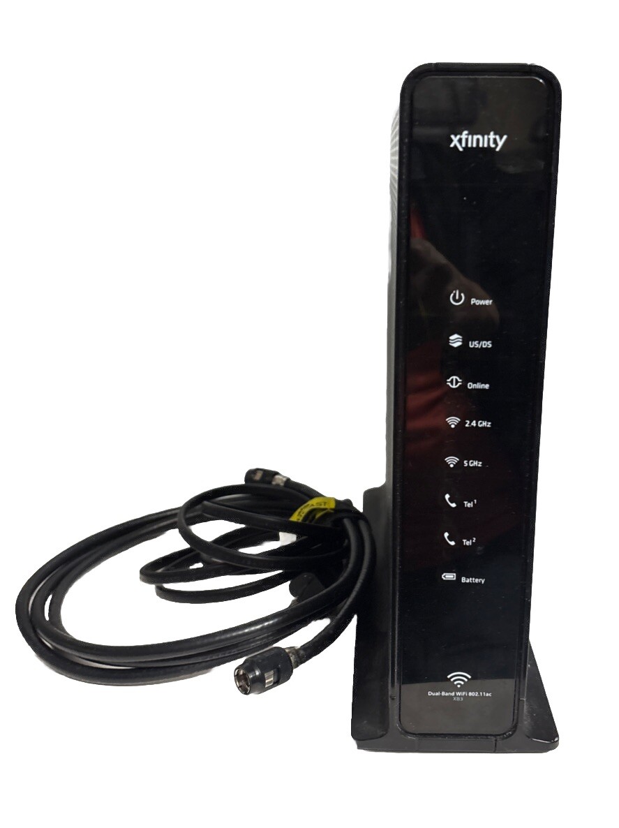 Xfinity Arris TG1682G Dual Band Wireless 802.11ac Cable Modem and Wi-Fi Router