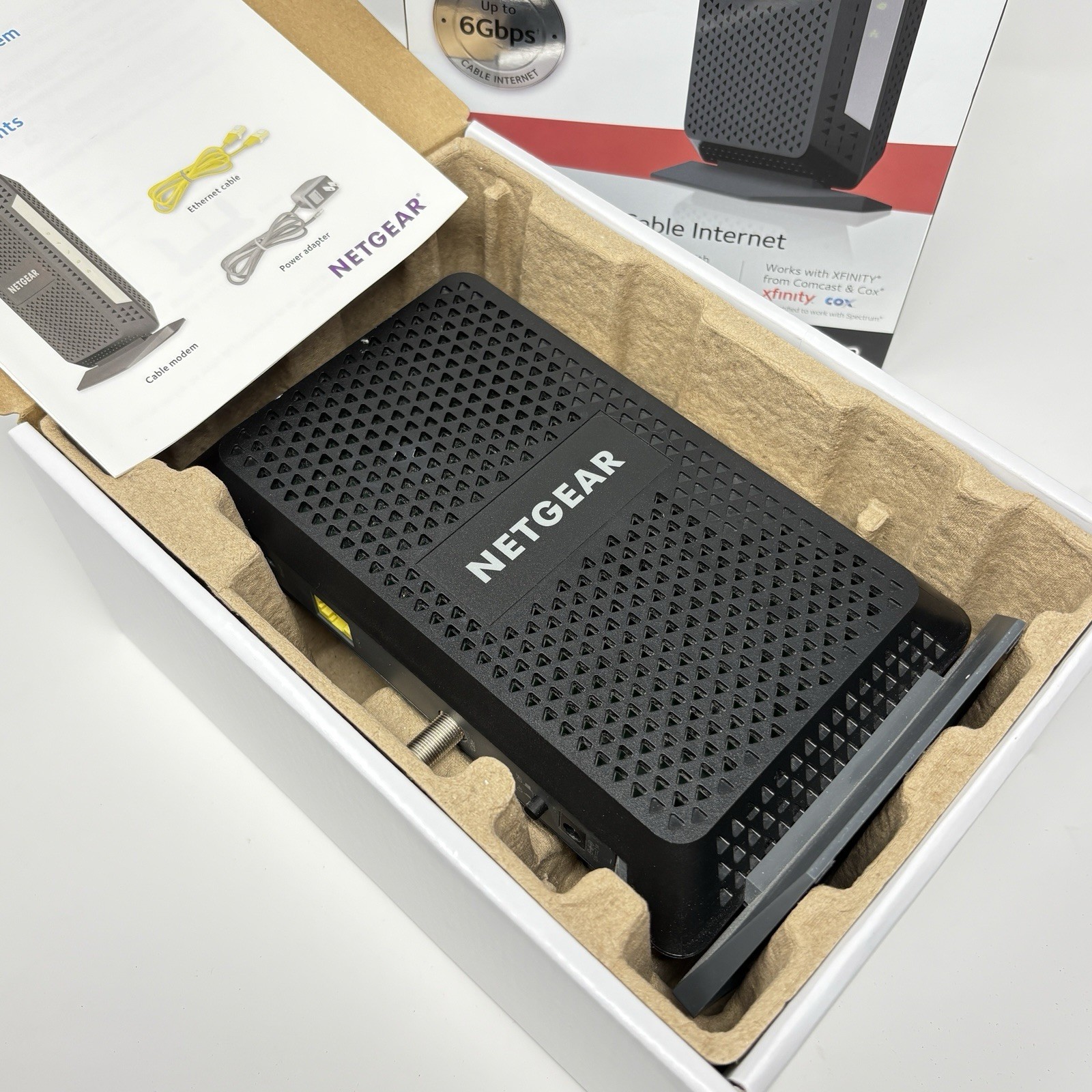 NETGEAR CM1000 Ultra High-Speed Cable Modem Docsis 3.1 OPEN BOX