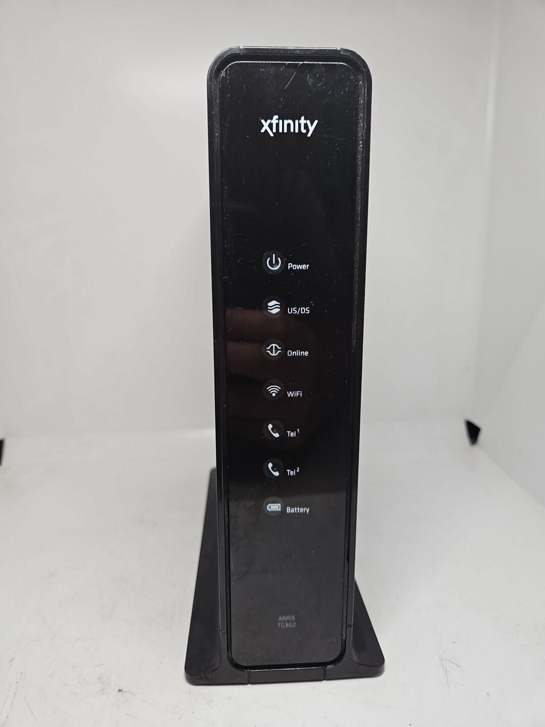 ARRIS TG862G/CT Gateway (Modem + Router) with Battery Backup FOR PARTS
