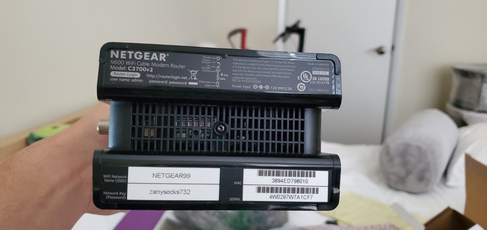 Modem Netgear with 3 wifi range extender