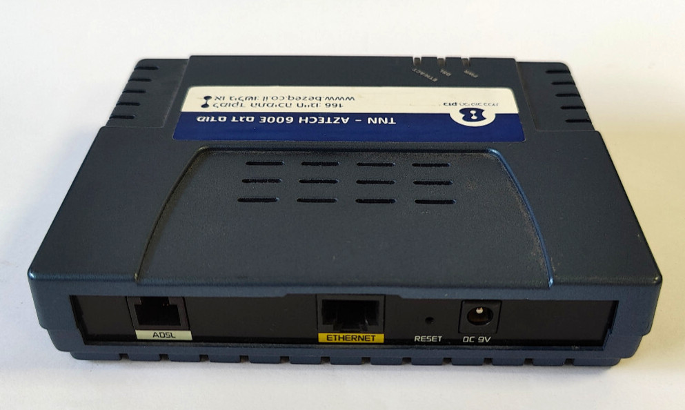 TNN Aztech ADSL2+ Ethernet Bridge Router DSL-600E