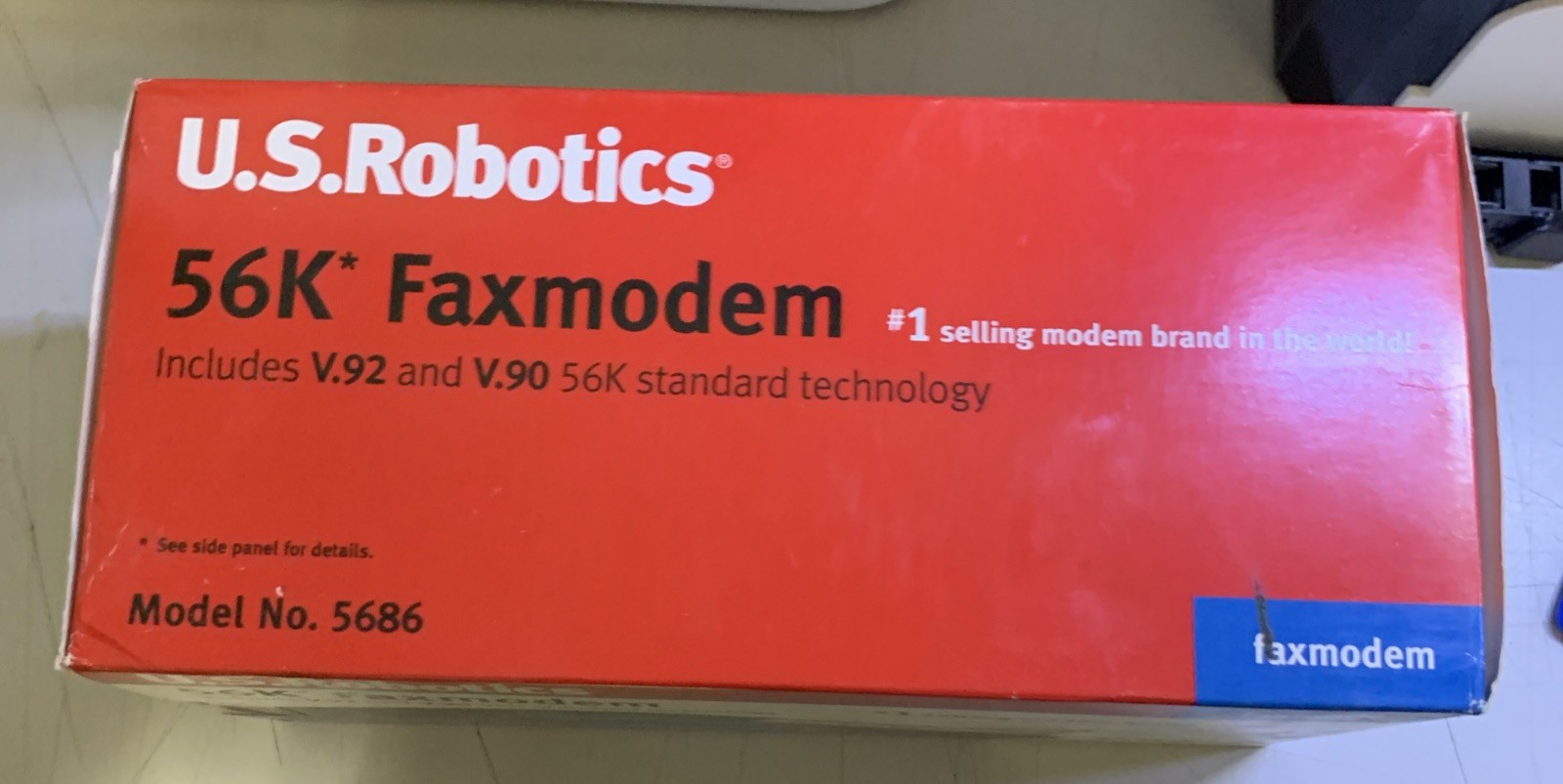 Vintage U.S. Robotics 56K Faxmodem 5686
