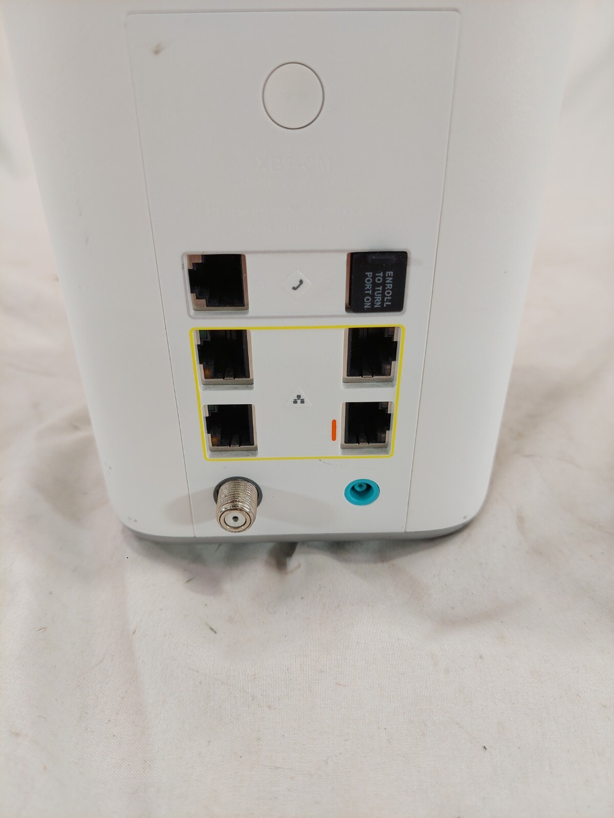 Xfinity Home WiFi Router Modem White XB7-CM No Power Cord For Parts READ!!!