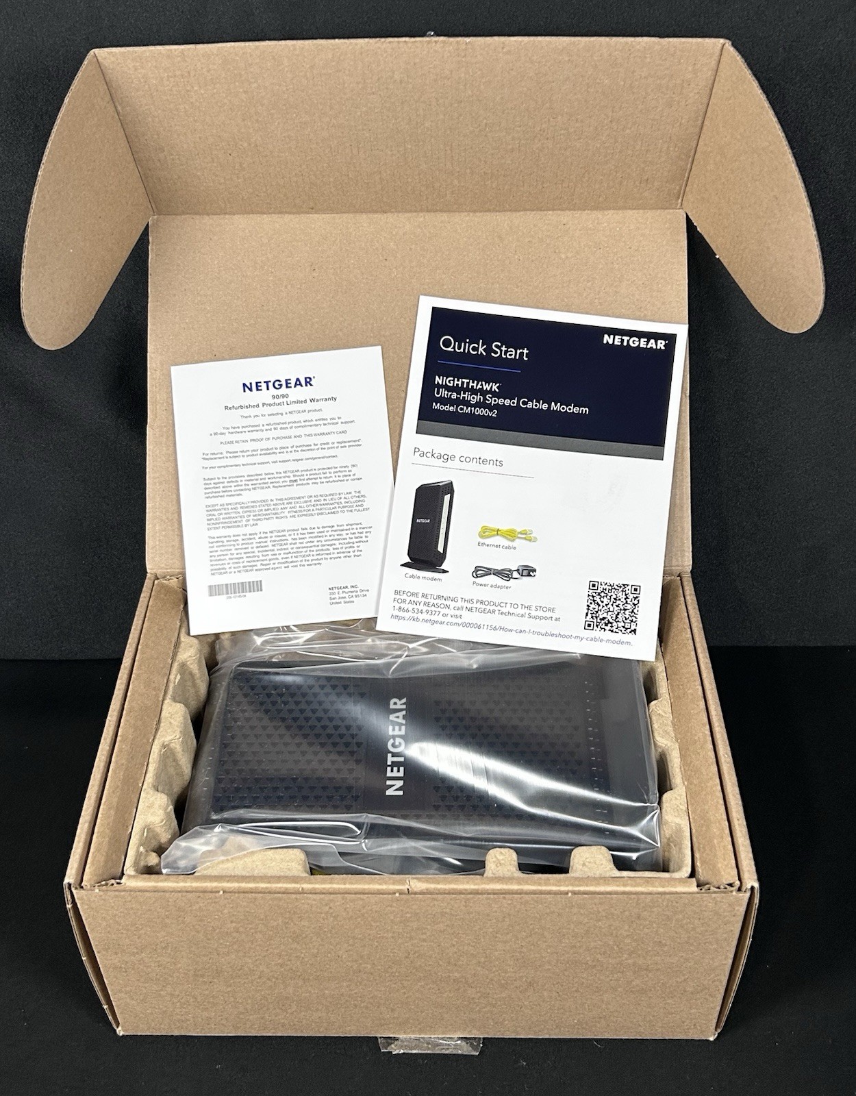 Netgear CM1000v2 DOCSIS 3.1 Cable Modem
